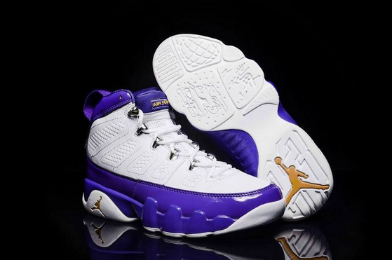 Air Jordan 9 Kobe Bryant Lakers PE Shoes
